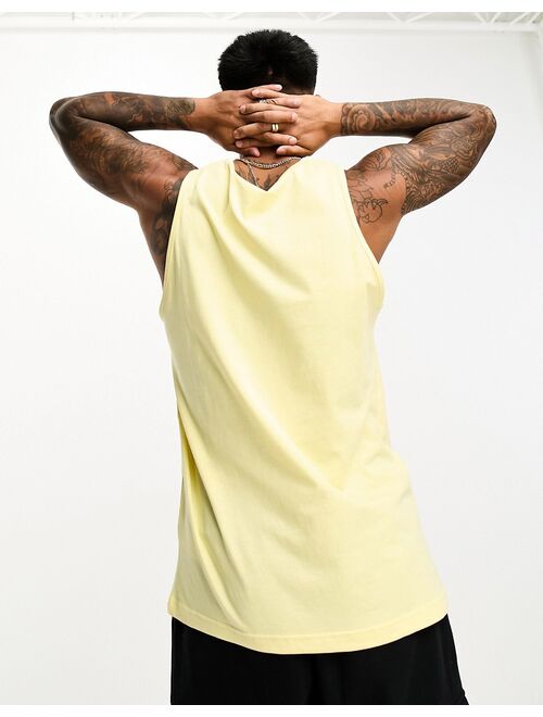 adidas Originals House of Essentials tank top in yellow