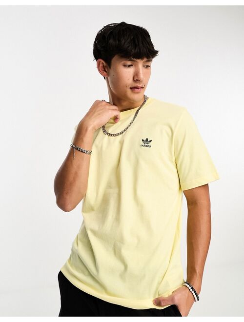 adidas Originals House of Essentials t-shirt in yellow