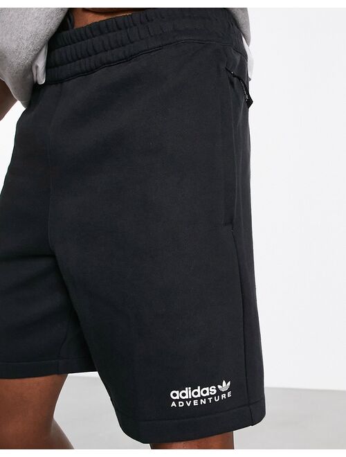 adidas Originals Adventure shorts in black