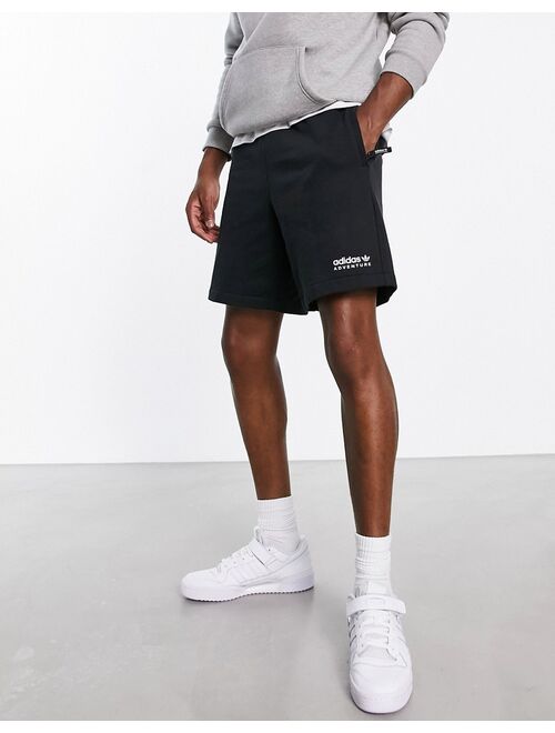 adidas Originals Adventure shorts in black