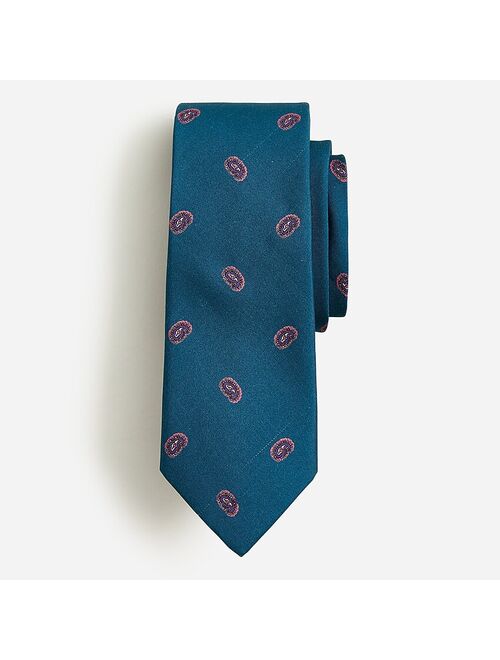 J.Crew English silk tie in paisley