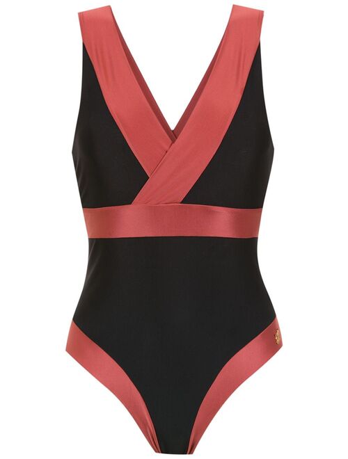 Brigitte panelled swimsuit