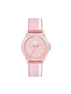 Rider Unisex Quartz Plastic and Silicone Strap Watch, Color: Pink (Model: 2030045)