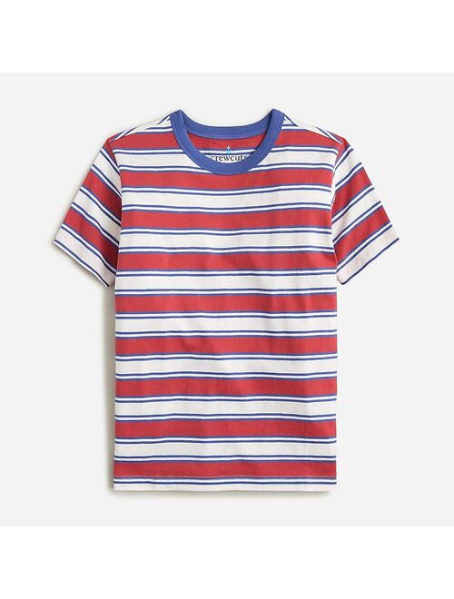 J.Crew Boys' short-sleeve pocket T-shirt in bright stripe