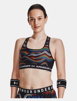 Women's Armour Mid Crossback Pride Sports Bra