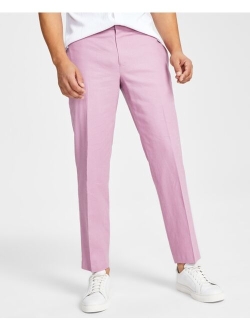 Men's Slim-Fit Linen Blend Suit Pants, Created for Macy's