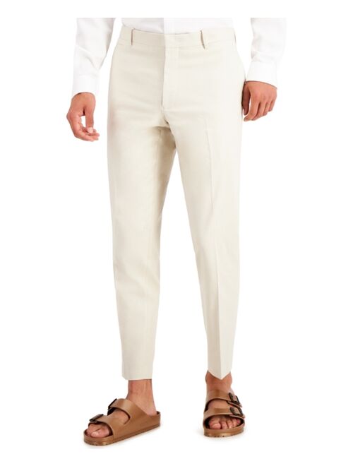 INC International Concepts I.N.C. International Concepts Men's Slim-Fit Linen Blend Suit Pants, Created for Macy's