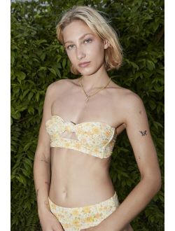 Sun Worshiper Tanlines Floral Bikini Top