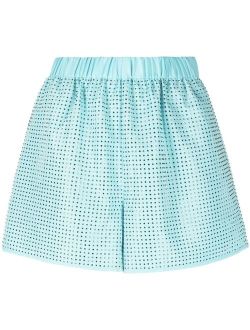 rhinestone-embellished shorts