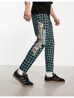 x Jeremy Scott Rally track pants in black