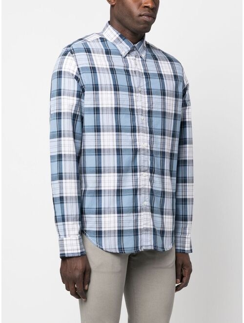 Woolrich plaid-pattern cotton shirt