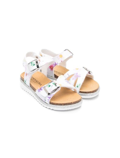 Monnalisa floral-print sandals