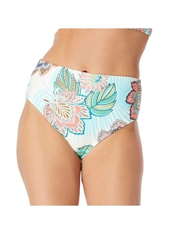 COCO REEF Tropical Lotus Reversible High-Waist Bottoms