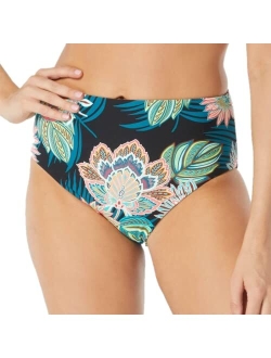 COCO REEF Tropical Lotus Reversible High-Waist Bottoms