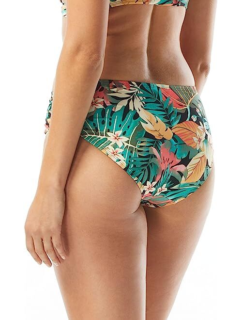 COCO REEF Passion Flower Star Banded Bikini Bottoms