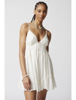 UO Tianna Strappy-Back Mini Dress