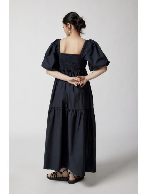 Kimchi Blue Shara Puff Sleeve Midi Dress