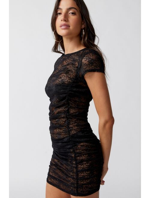 Lioness Beguile Sheer Lace Mini Dress