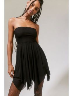 UO Gemma Lace Strapless Mini Dress