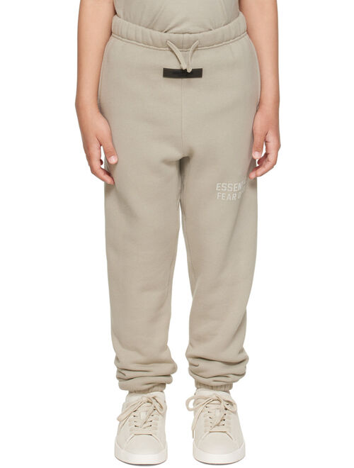 ESSENTIALS Kids Gray Bonded Lounge Pants