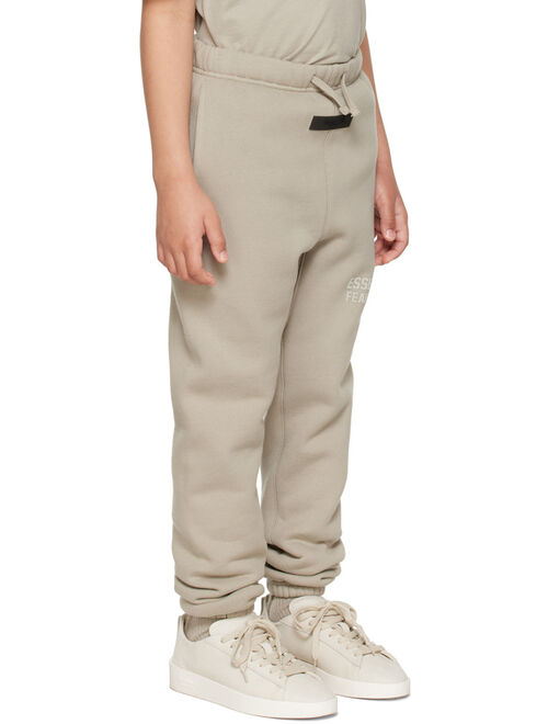 ESSENTIALS Kids Gray Bonded Lounge Pants