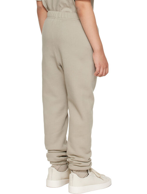 ESSENTIALS Kids Gray Bonded Lounge Pants