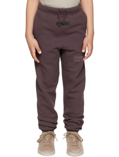 ESSENTIALS Kids Purple Bonded Lounge Pants