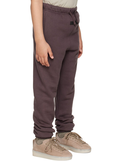 ESSENTIALS Kids Purple Bonded Lounge Pants