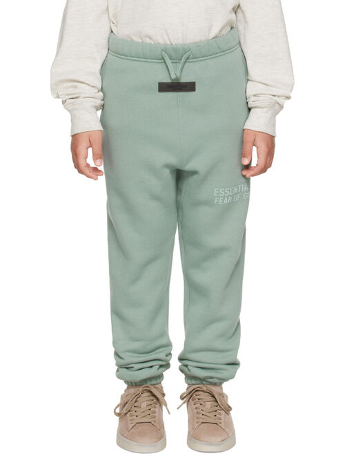 ESSENTIALS Kids Blue Bonded Lounge Pants