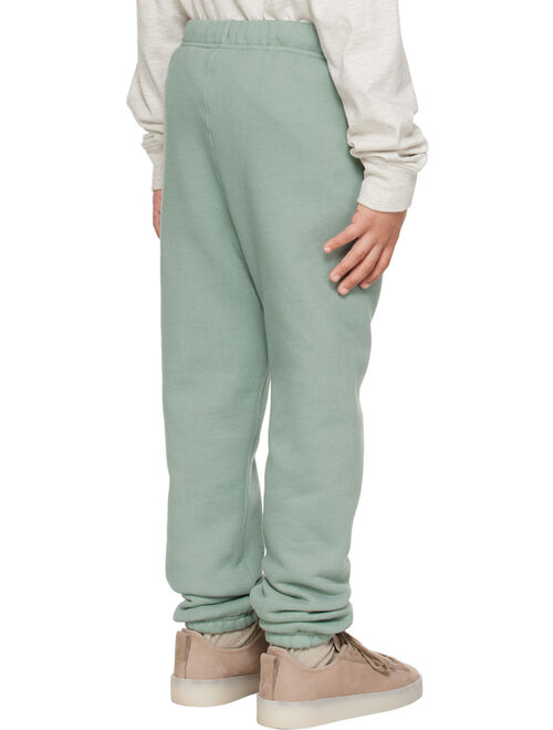 ESSENTIALS Kids Blue Bonded Lounge Pants