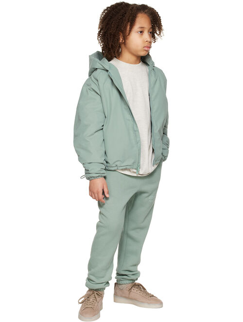 ESSENTIALS Kids Blue Bonded Lounge Pants