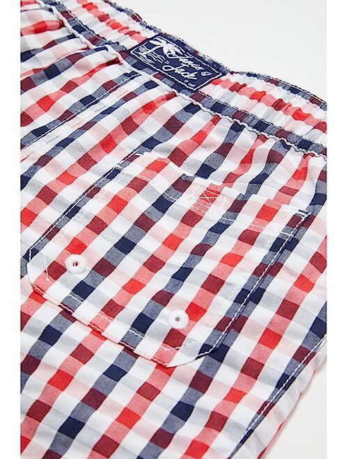 Janie and Jack Gingham Americana Swim Shorts (Toddler/Little Kids/Big Kids)