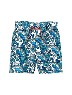 Kids Mid Length Swim Trunks (Toddler/Little Kids/Big Kids)