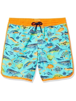 Kids Tropical Turtles Swim Shorts (Toddler/Little Kids/Big Kids)