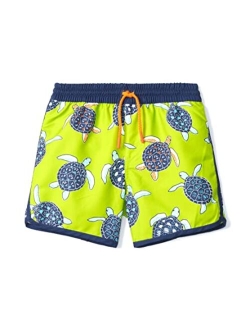 Kids Tropical Turtles Swim Shorts (Toddler/Little Kids/Big Kids)