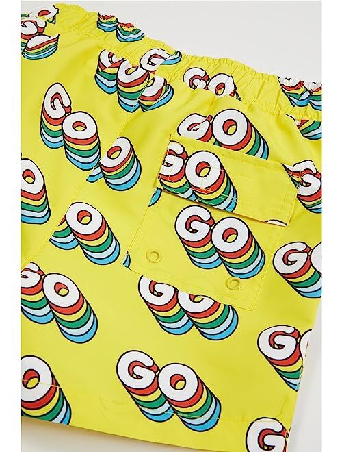 Stella McCartney Kids Go Swim Shorts (Toddler/Little Kids/Big Kids)