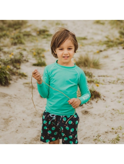 Snapper Rock Grassy Long Sleeve Rashguard Top (Toddler/Little Kids/Big Kids)