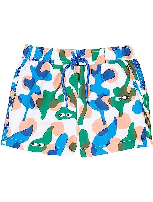 Stella McCartney Kids Seaweed Swim Shorts (Toddler/Little Kids/Big Kids)