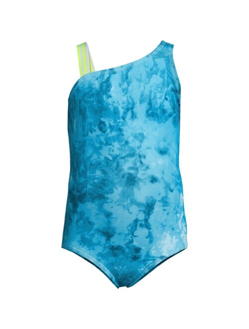 LANDS' END Child Girls Sport One Piece Swimsuit