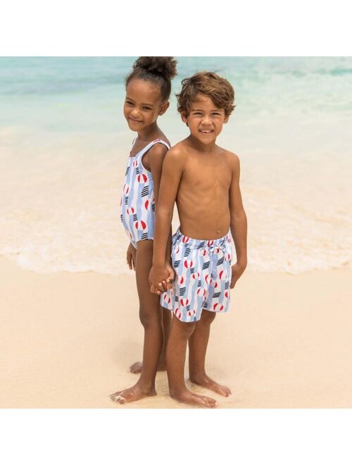 SNAPPER ROCK Toddler|Child Girls Beach Bounce Sustainable Scoop Swimsuit