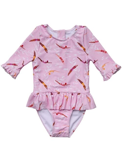 SNAPPER ROCK Baby Girls Diving Diva Skirt Surf Suit