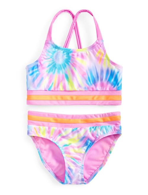 BREAKING WAVES Big Girls 2-Pc. Star Bright Swimsuit