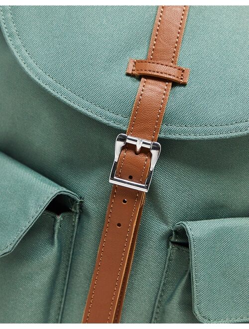 Herschel Supply Co Little American double strap backpack in forest green