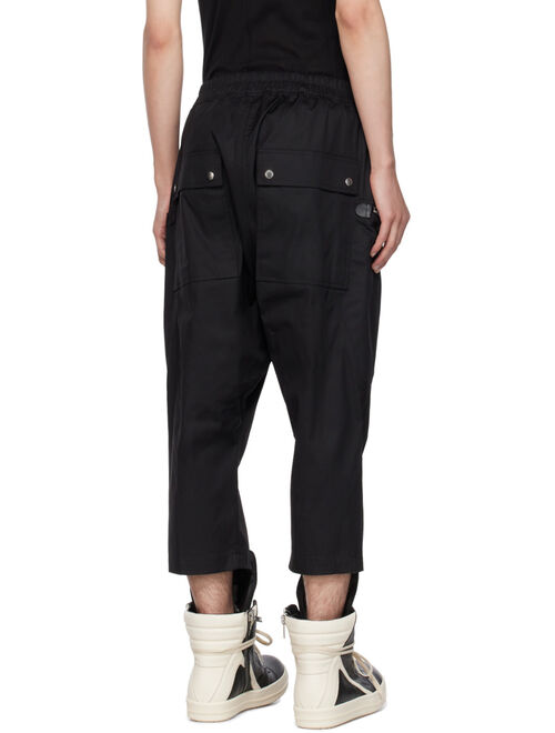 RICK OWENS Black Bauhaus Bela Cargo Pants