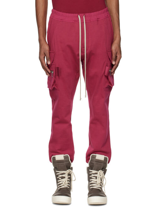 RICK OWENS Pink Mastodon Cargo Pants