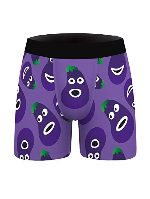 Ainuno Novelty Boxers Mens Funny Boxer Briefs Underwear Gag Gifts for Men No Fly