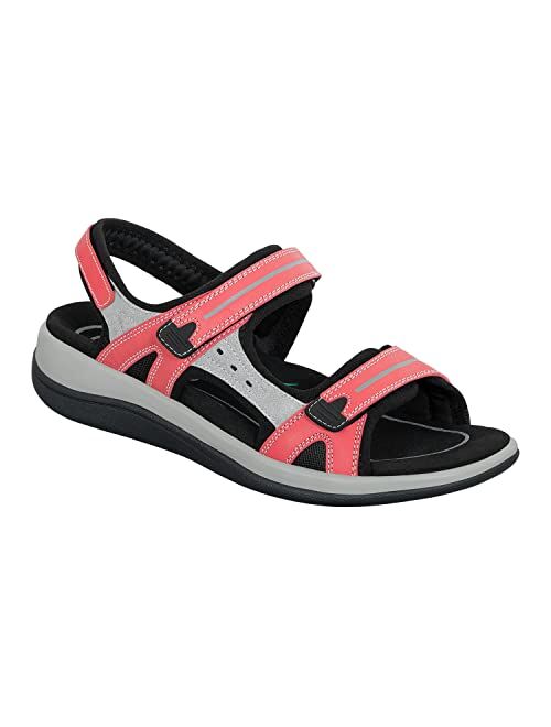 Orthofeet Women's Orthopedic Strap Sandal - Ideal for Foot Pain Relief Venice