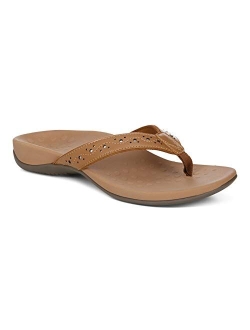 Women's Flip Flop Aliza Sandal Comfortable Sandals That Includes a Built-in Arch Support Orthotic Footbed that Corrects Pronation, helps Heel Pain Relief, and Plan