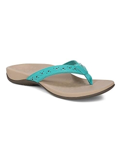 Women's Flip Flop Aliza Sandal Comfortable Sandals That Includes a Built-in Arch Support Orthotic Footbed that Corrects Pronation, helps Heel Pain Relief, and Plan