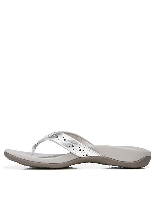 Vionic Women's Flip Flop Aliza Sandal Comfortable Sandals That Includes a Built-in Arch Support Orthotic Footbed that Corrects Pronation, helps Heel Pain Relief, and Plan